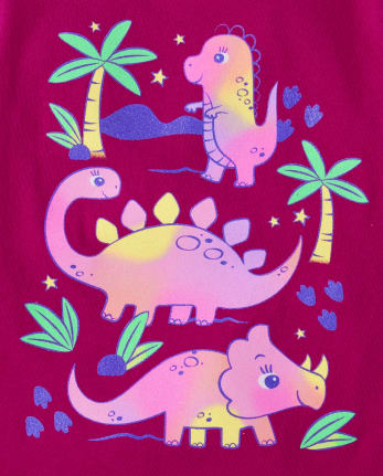 Baby And Niños pequeños Niña Animal Camisetas estampadas 4-Pack