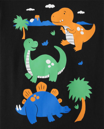 Baby And Toddler Boys Dino Graphic Tee 2-Pack