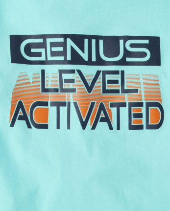 Boys Genius Level Graphic Tee