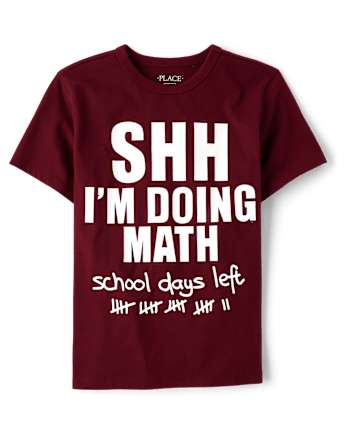 Boys Math Graphic Tee