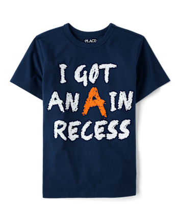 Boys A Recess Graphic Tee