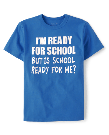 Boys Ready For School Graphic Tee