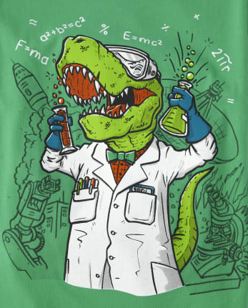 Boys Scientist Dino Graphic Tee