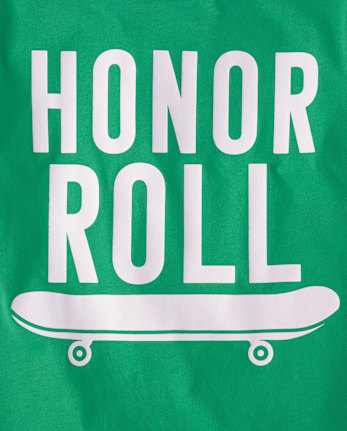 Camiseta con gráfico del cuadro de honor para niños