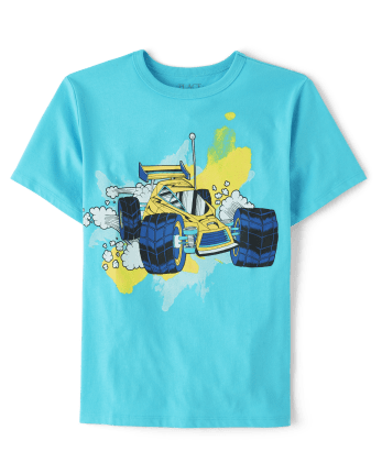 Camiseta con gráfico Racecar para niños