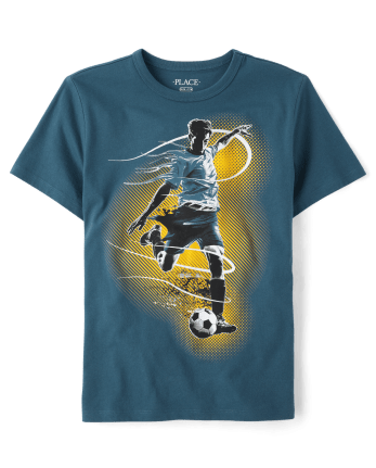 Boys Soccer Graphic Tee