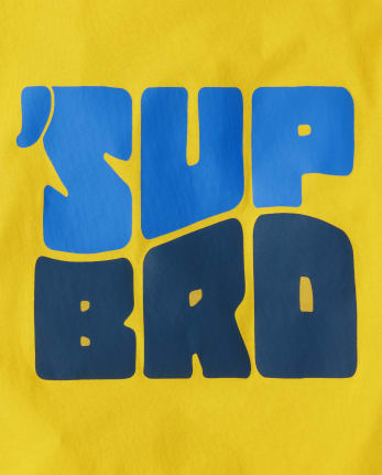 Boys Sup Bro Graphic Tee