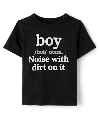 Baby And Toddler Boys Definition Graphic Tee