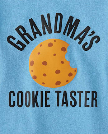 Camiseta con estampado de catador de galletas para bebés y niños pequeños