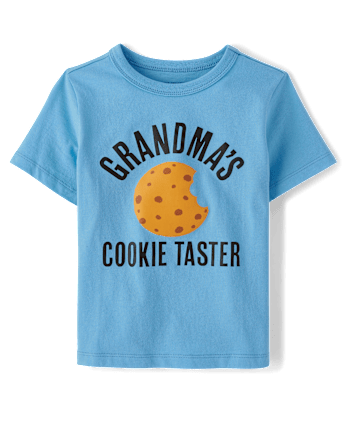 Camiseta con estampado de catador de galletas para bebés y niños pequeños