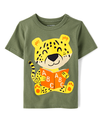 Baby And Toddler Boys Tiger Book Graphic Tee