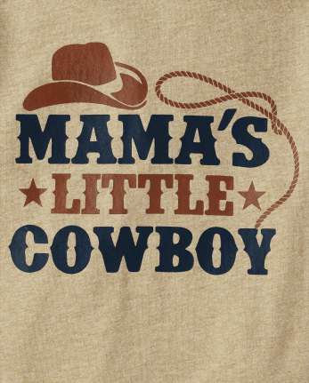 Baby And Toddler Boys Little Cowboy Graphic Tee