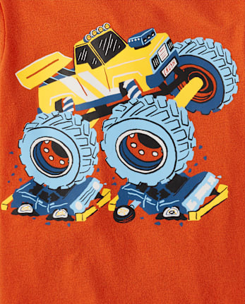 Baby And Toddler Boys Monster Truck Graphic Tee