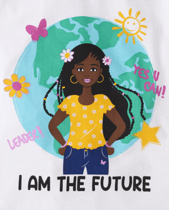 Girls The Future Graphic Tee