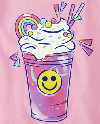 Girls Milkshake Graphic Tee