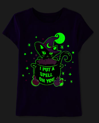 Girls Glow Put A Spell On You Graphic Tee