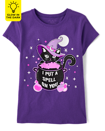 Girls Glow Put A Spell On You Graphic Tee