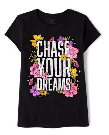 Girls Chase Your Dreams Graphic Tee