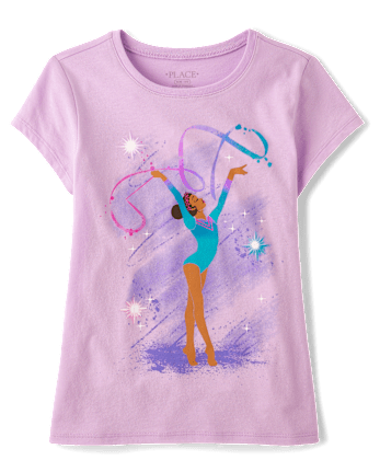 Girls Gymnast Graphic Tee