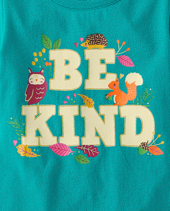 Baby And Toddler Girls Be Kind Graphic Tee