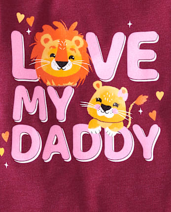 Baby And Toddler Girls Lion Graphic Tee