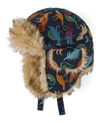 Toddler Boys Dino Trapper Hat