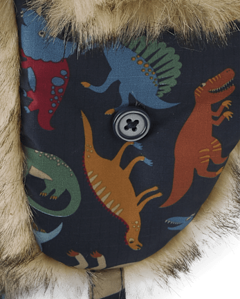 Toddler Boys Dino Trapper Hat
