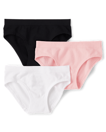 Girls Tie Dye Seamless Hipster Underwear 3-Pack