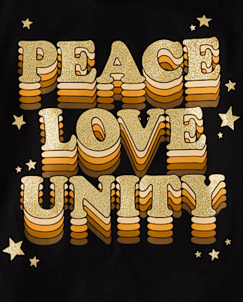 Girls Peace Graphic Tee 3-Pack - MULTI CLR