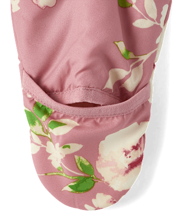 Baby Girls Floral Snowsuit