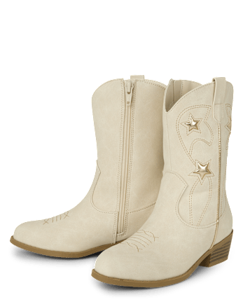 Girls Star Cowgirl Booties