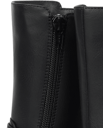 Toddler Girls Heart Stud Tall Boots