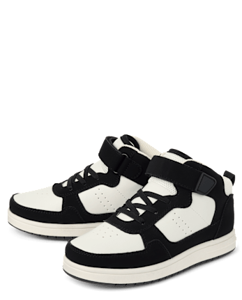 Tenis de caña media con bloques de color para niños