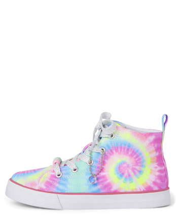 Tenis Niña Rainbow Corbata Dye High Top