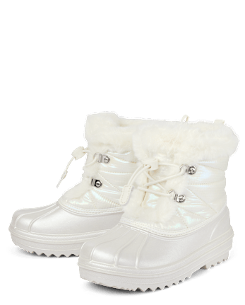 Girls Lace Up All Weather Boots