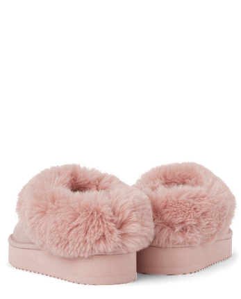 Zapatillas sin cordones Teddy con plataforma para niñas