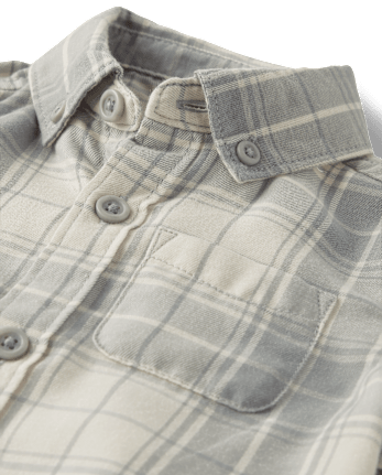 Baby Boys Dad And Me Plaid 2-Piece Outfit Set