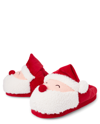 Unisex Adult Matching Family Santa Slippers