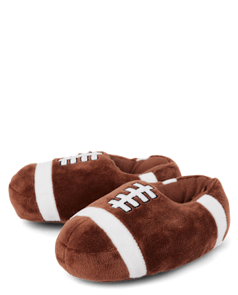 Pantuflas de fútbol familiares a juego para niños pequeños unisex