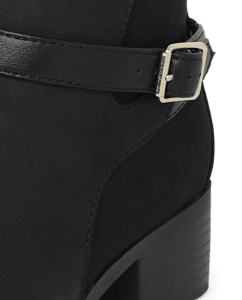 Girls Buckle Booties