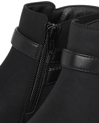 Girls Buckle Booties
