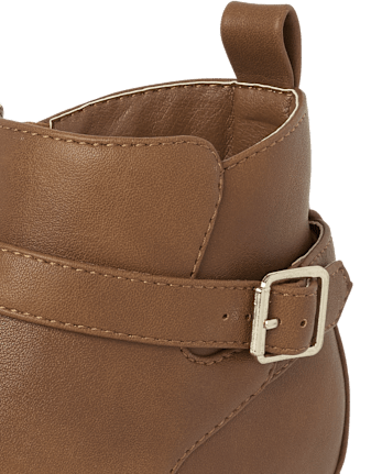 Girls Buckle Booties