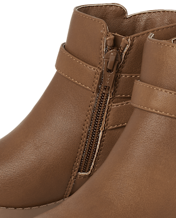 Girls Buckle Booties