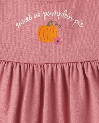 Baby Girls Pumpkin Pie Jumpsuit