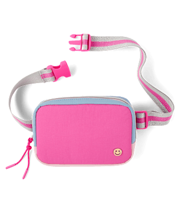 Girls Happy Face Belt Bag