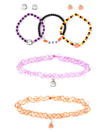 Girls Halloween 7-Piece Jewelry Set