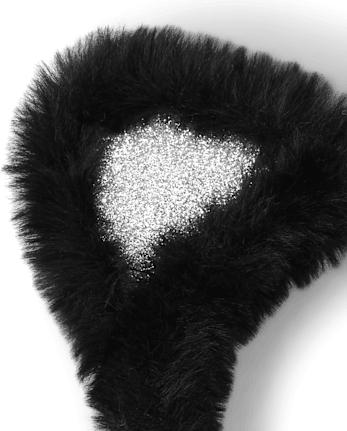 Bandeau en fausse fourrure pour fille avec motif chat