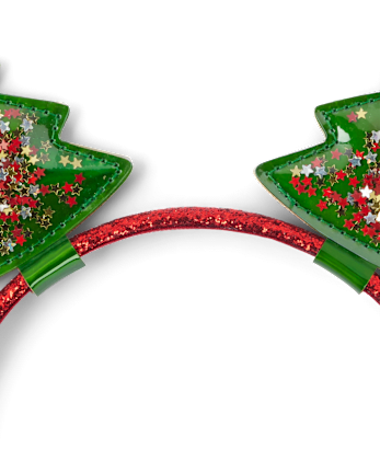 Girls Shakey Christmas Tree Headband