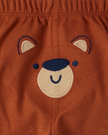 Baby Boys Bear Pants 3-Pack