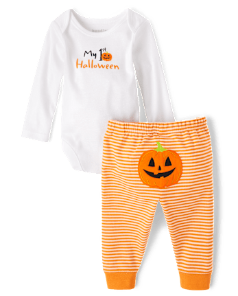 Unisex Baby First Halloween 2-Piece Playwear Set